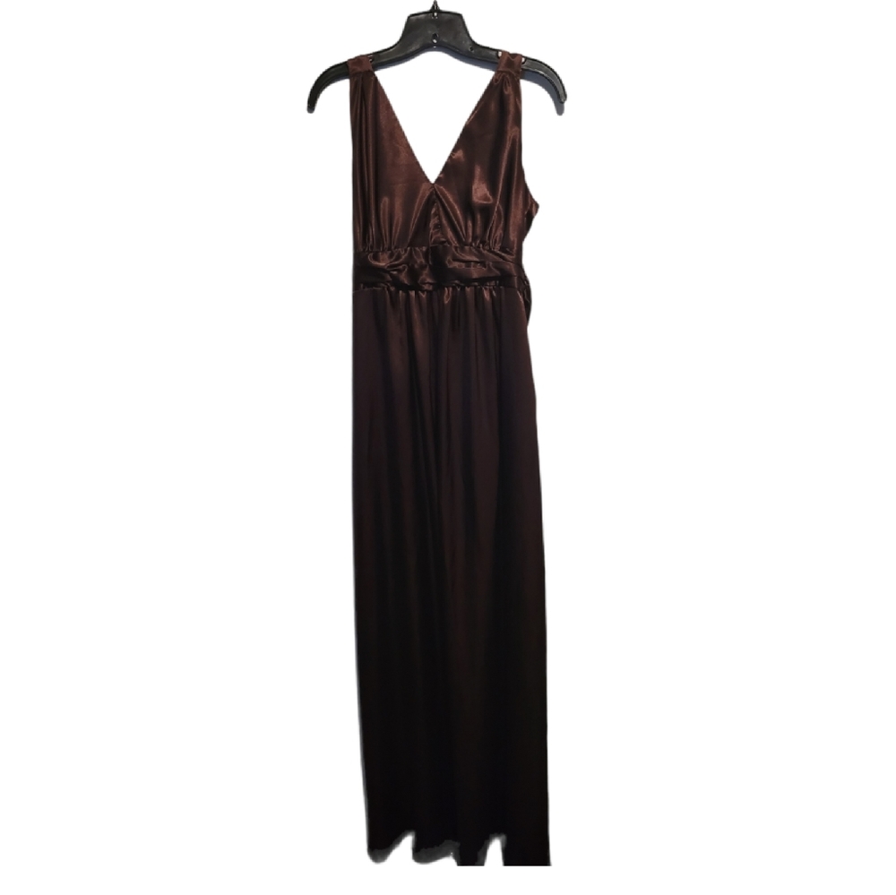 Ripe Limited Satin Brown Formal Dress